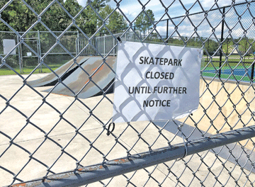 Skate park closed as lawsuit defended